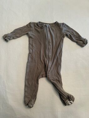 Caden Lane Olive Waffle Footed Sleeper